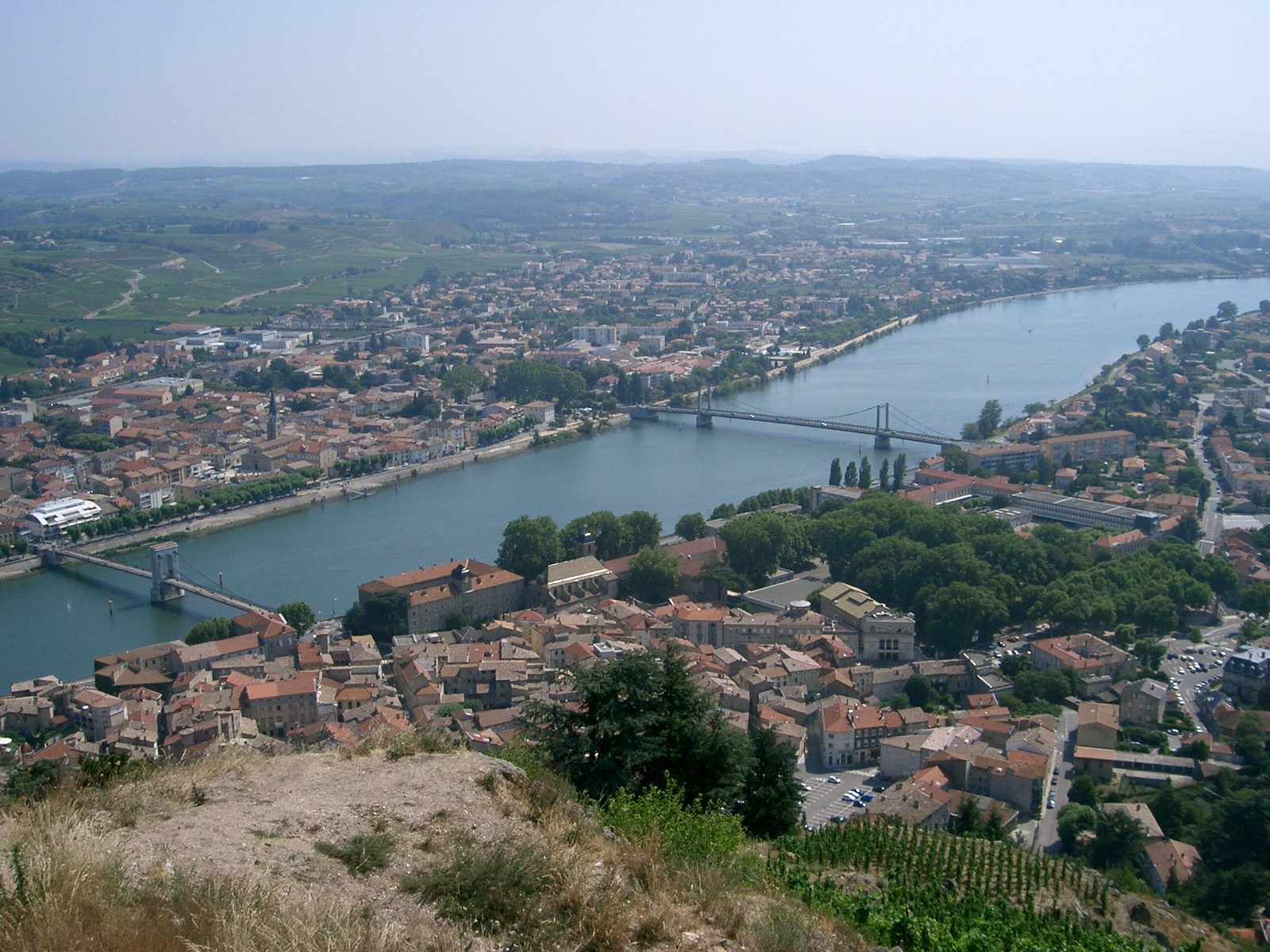 Vue de Tournon-sur-Rhône