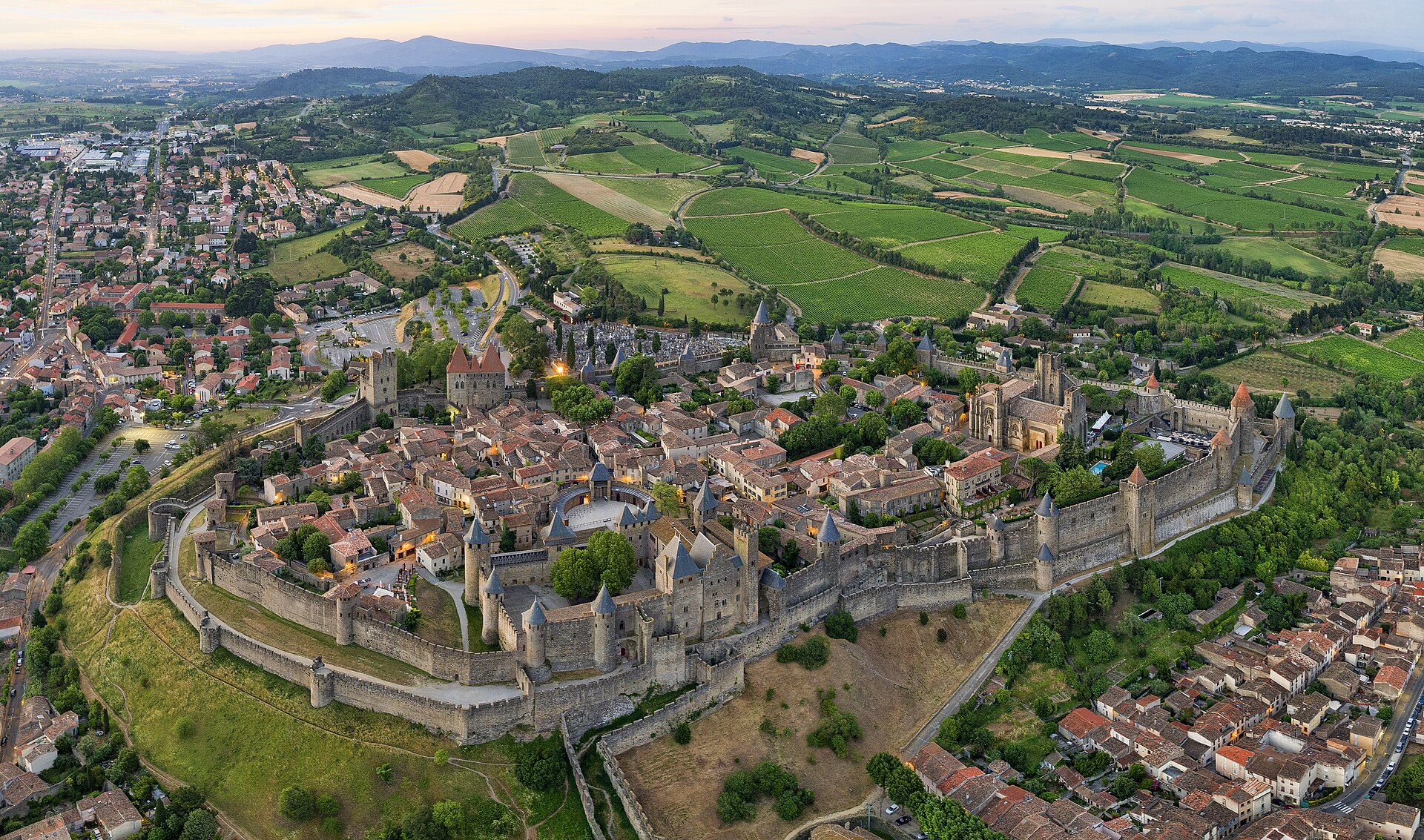 Vue de Carcassonne