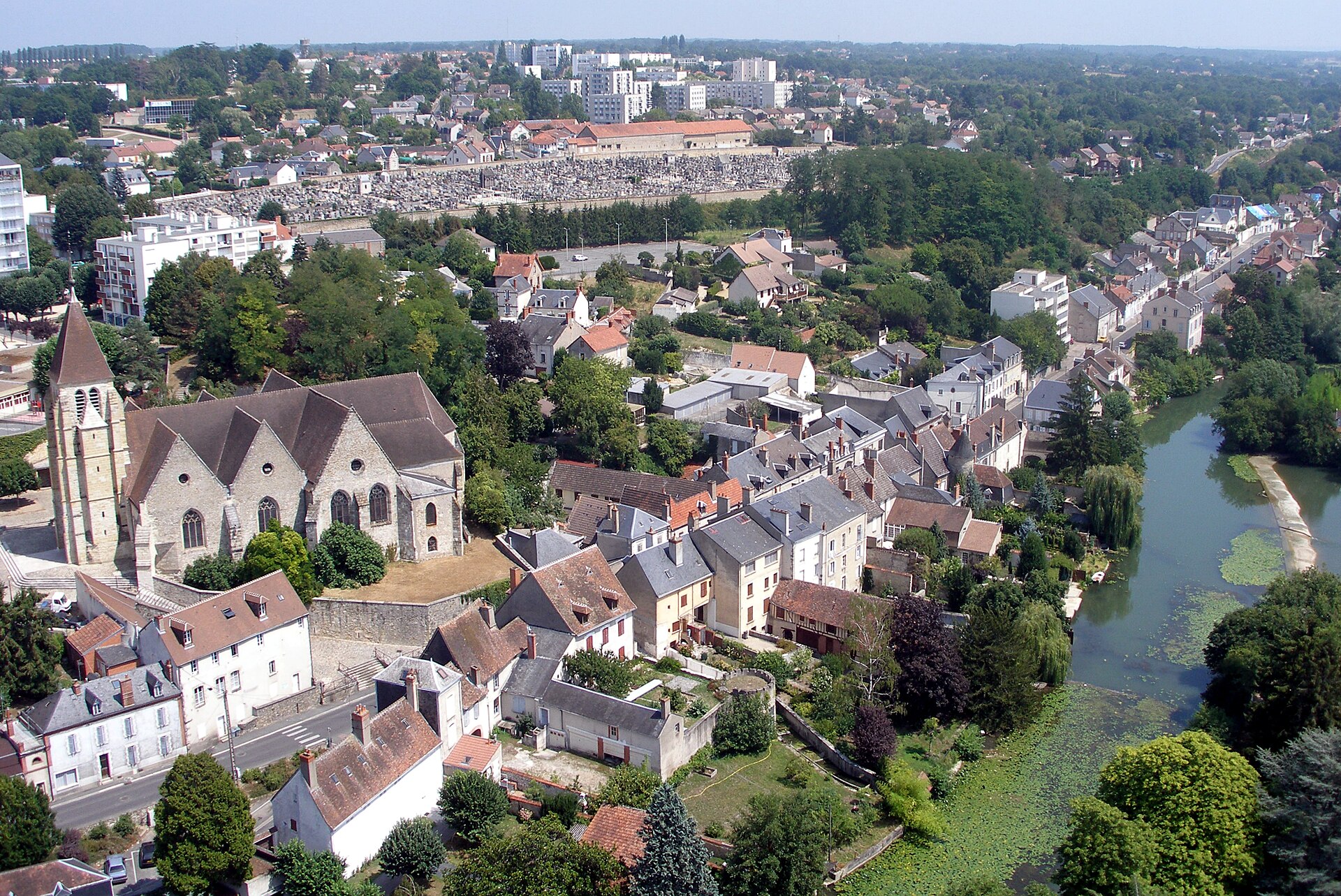 Vue de Vierzon