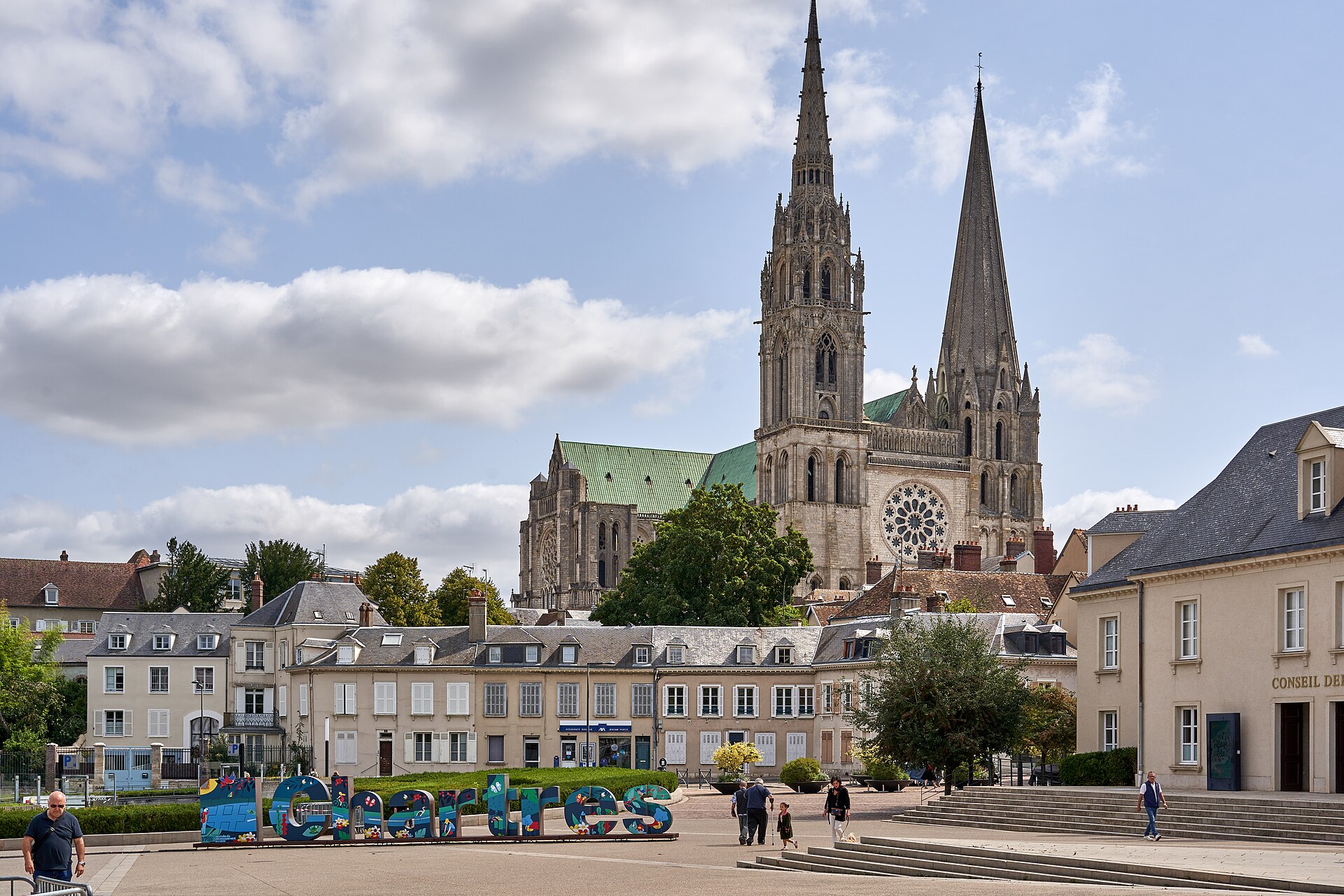 Vue de Chartres