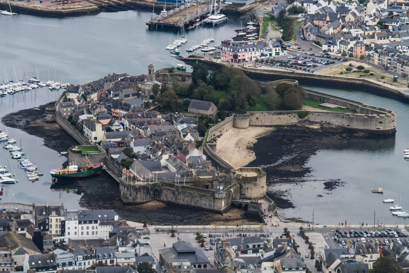 Vue de Concarneau