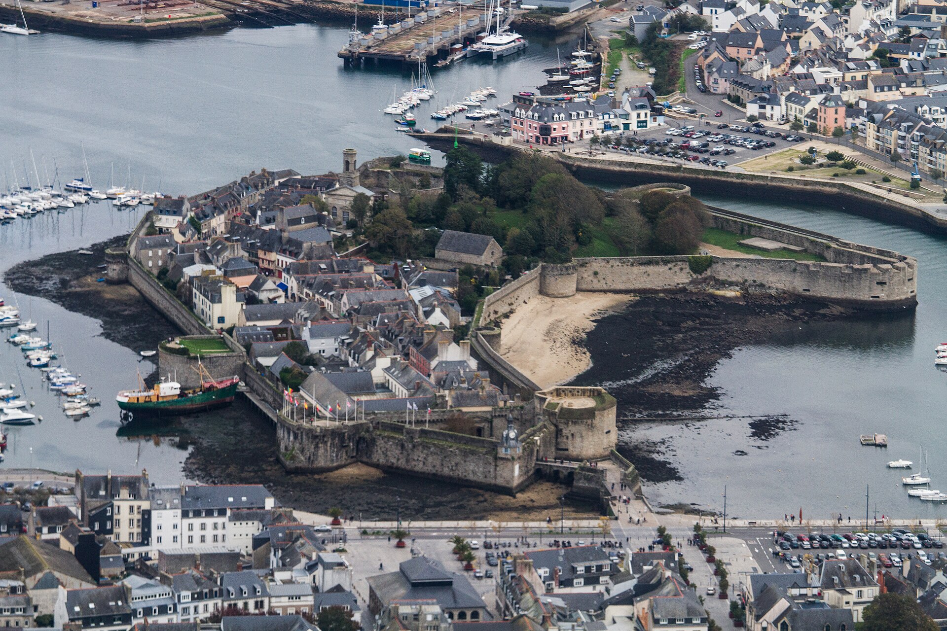 Vue de Concarneau