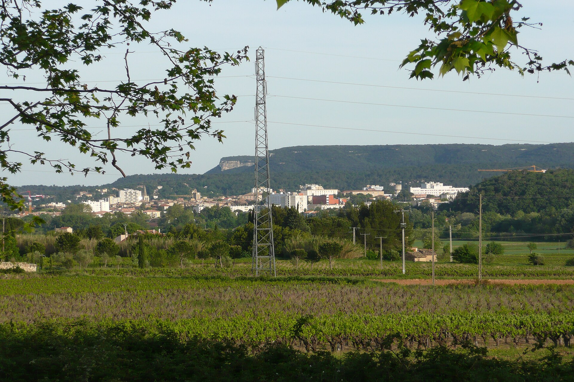 Vue de Bagnols-sur-Cèze