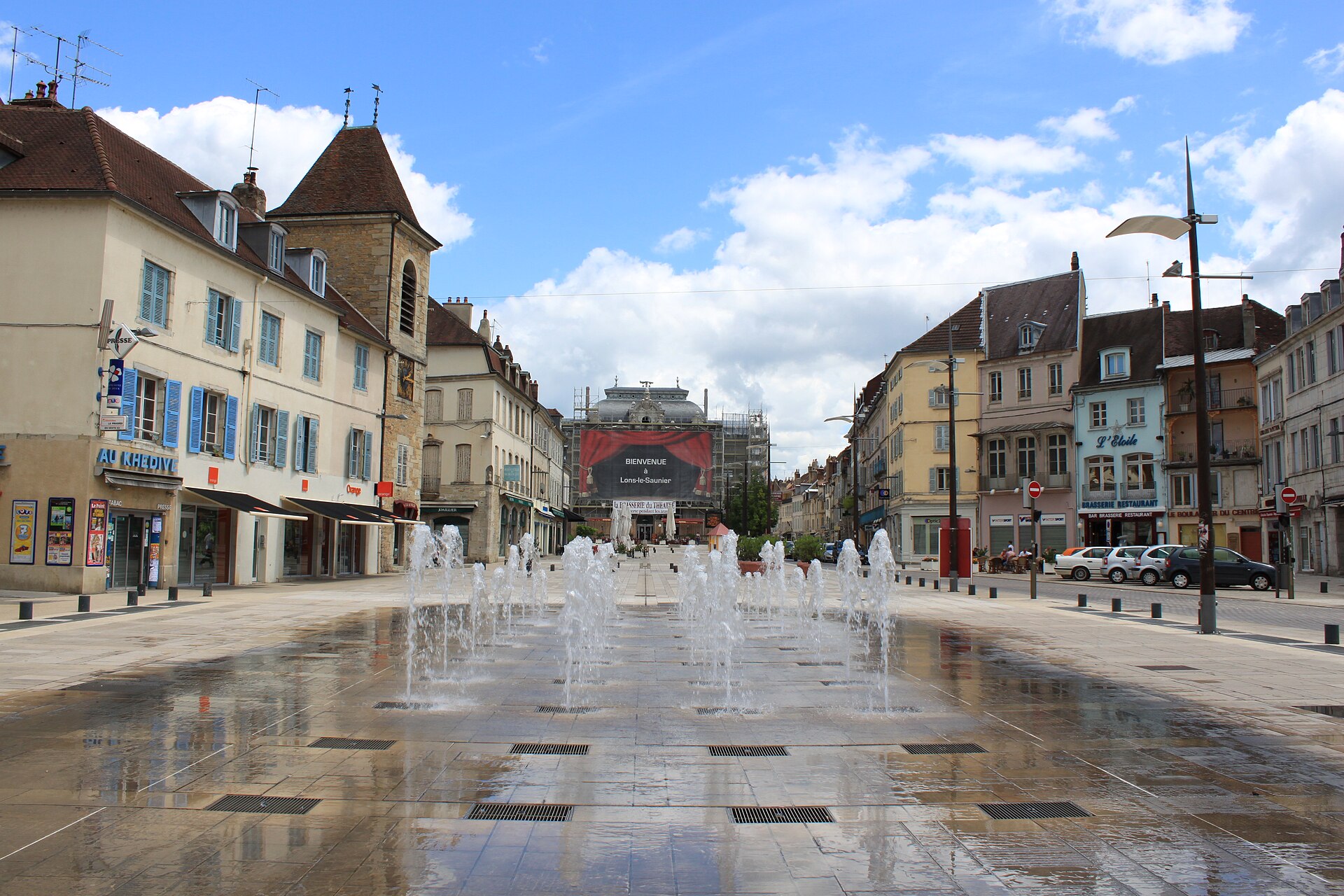 Vue de Lons-le-Saunier