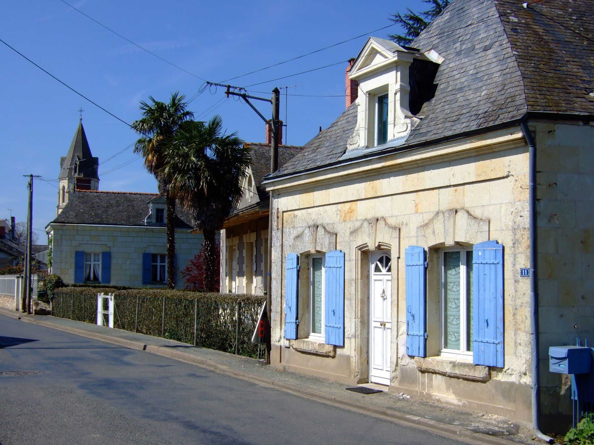 Vue de Brissac Loire Aubance