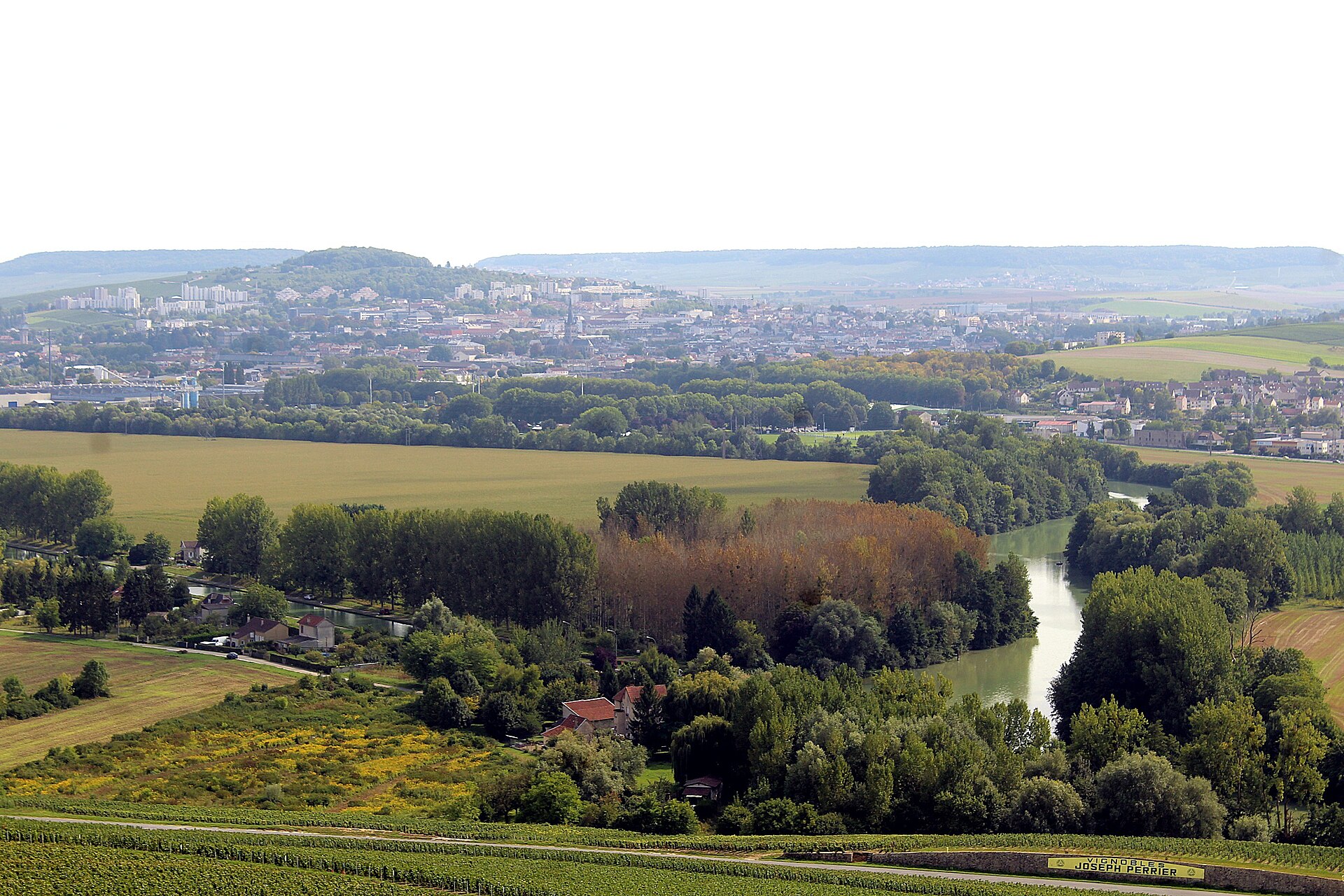 Vue de Épernay