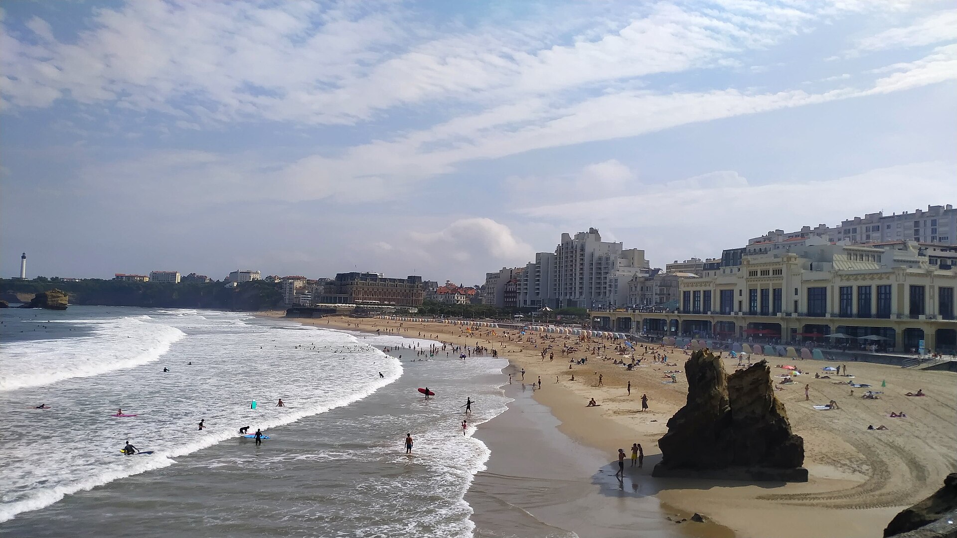 Vue de Biarritz