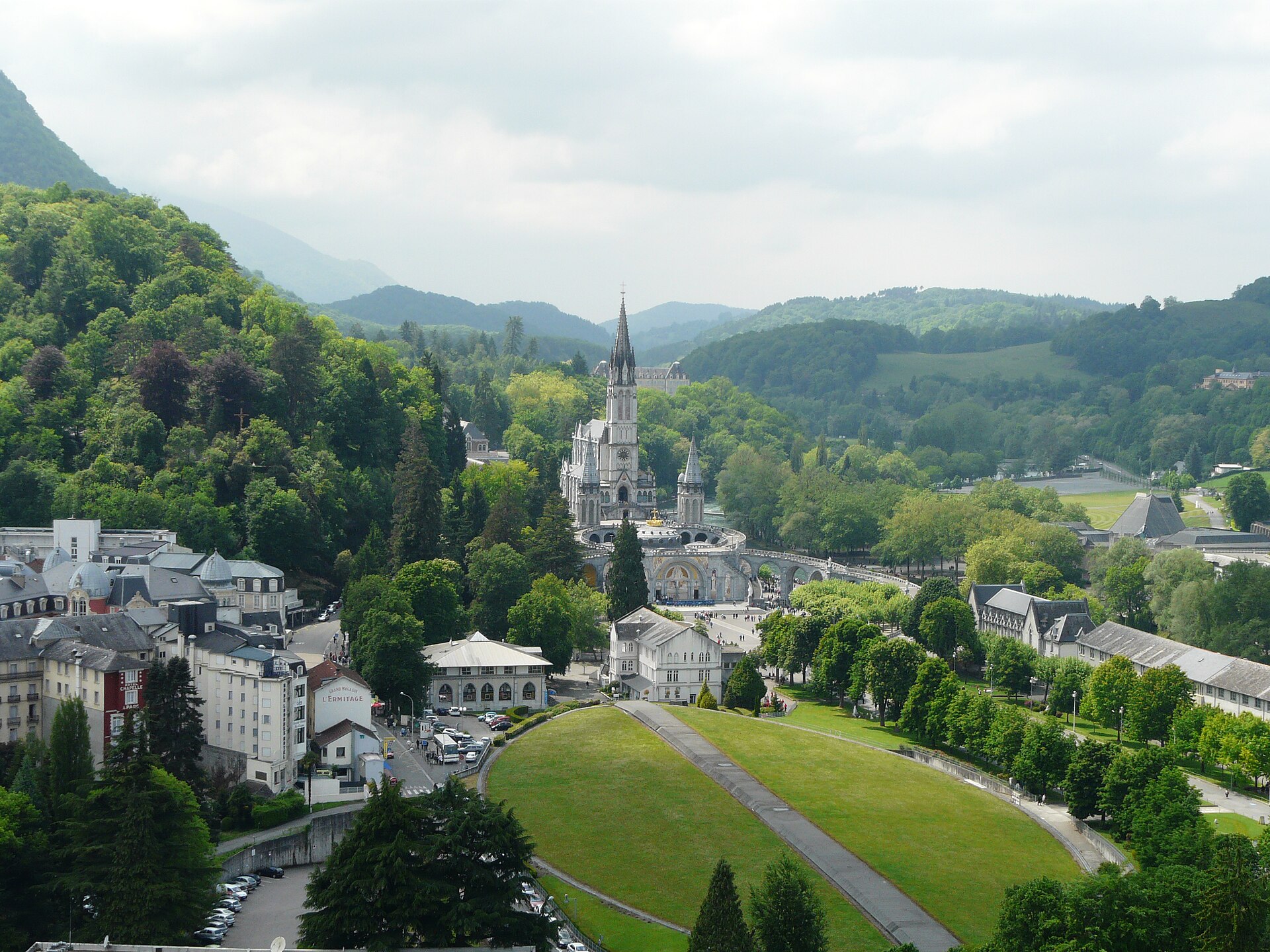 Vue de Lourdes