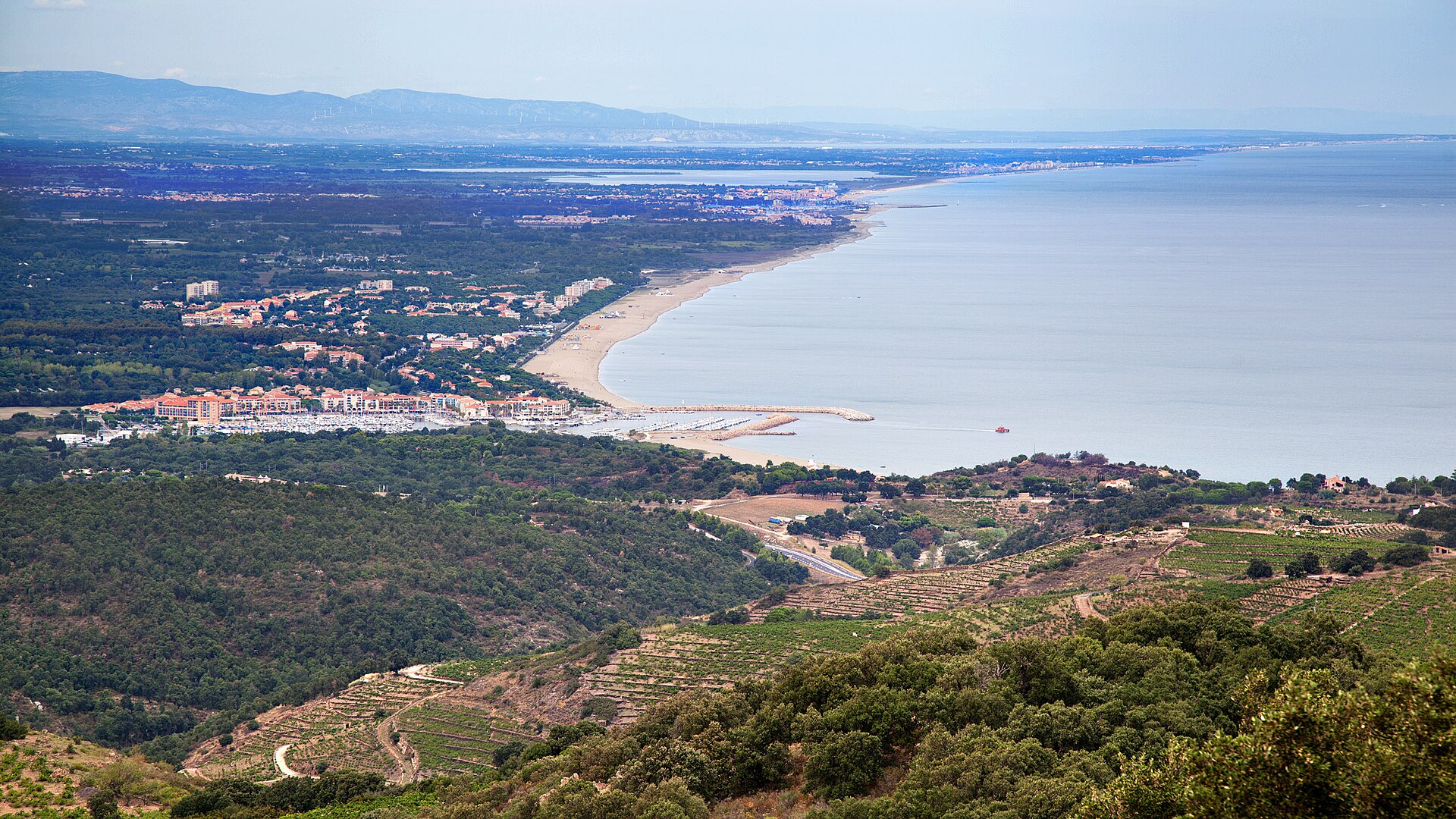 Vue de Argelès-sur-Mer