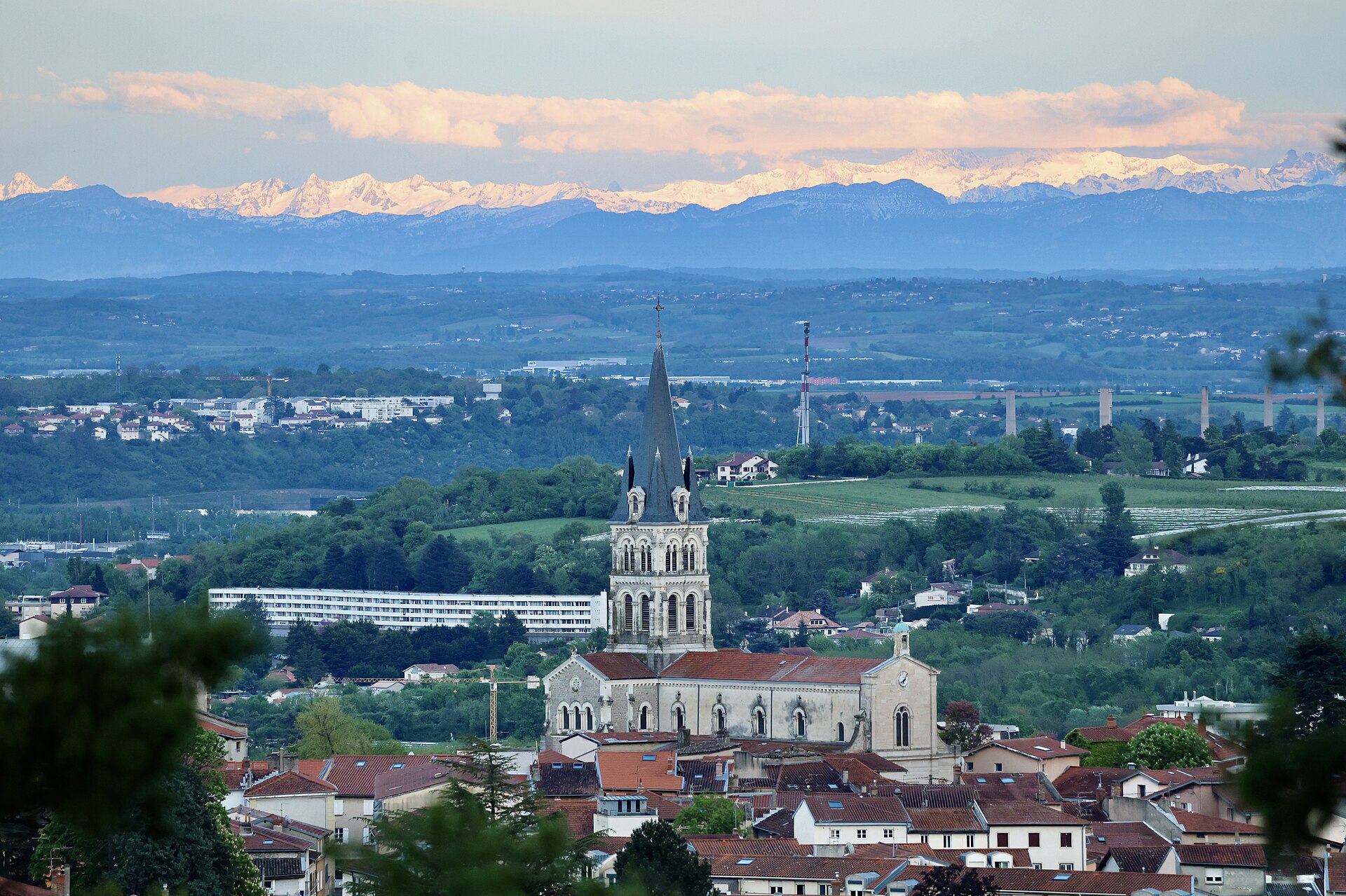 Vue de Saint-Genis-Laval