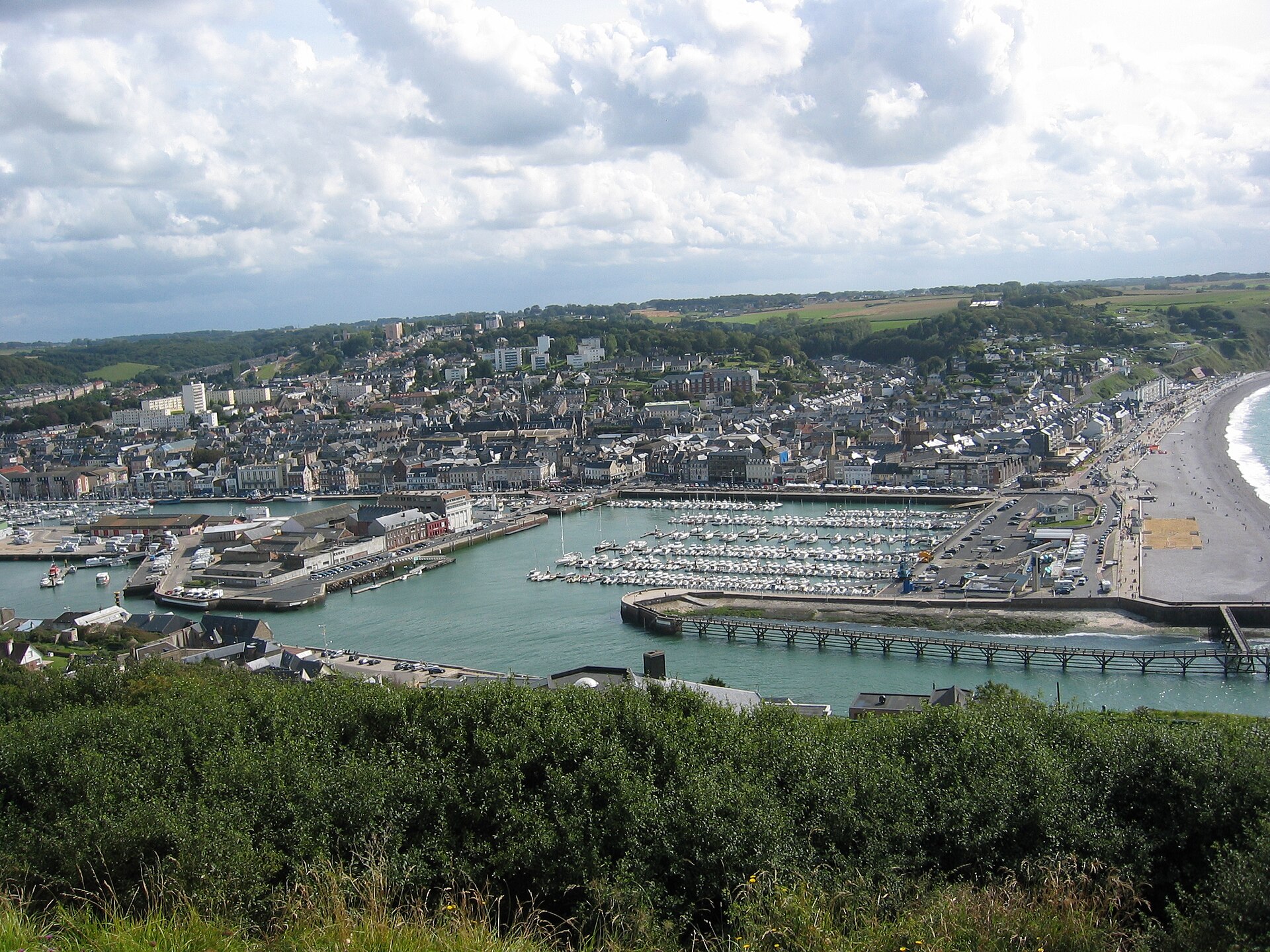 Vue de Fécamp