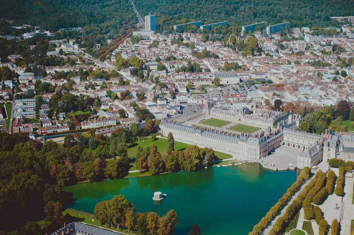 Vue de Fontainebleau