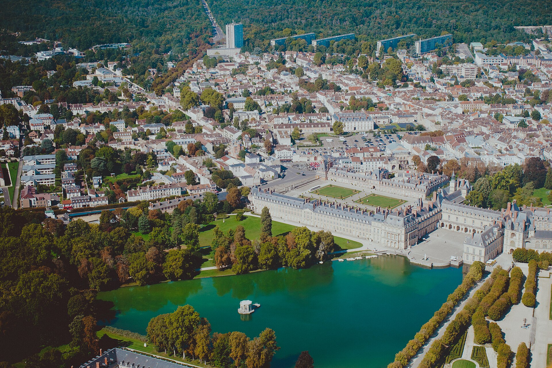 Vue de Fontainebleau