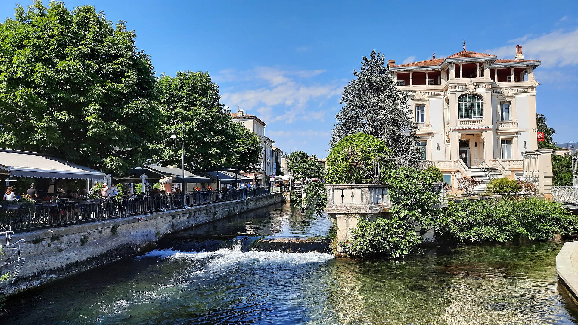 Vue de L'Isle-sur-la-Sorgue