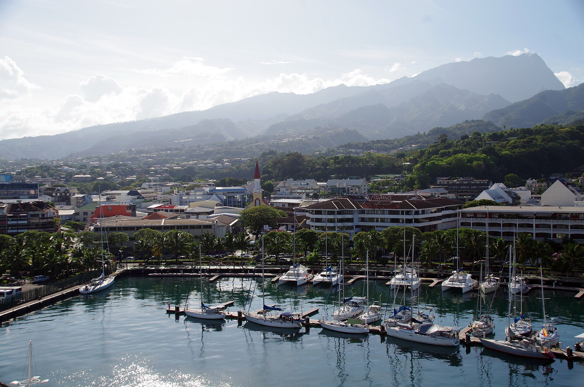Vue de Papeete